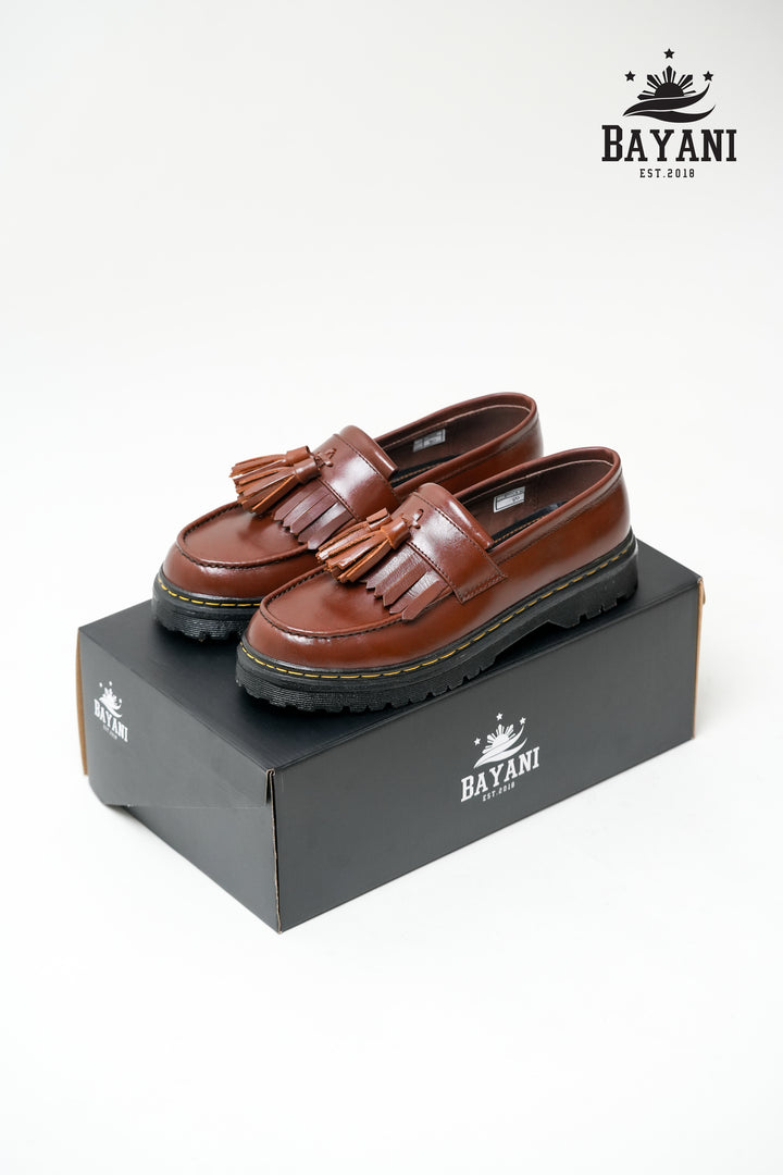Baltazar Tassel Loafers Walnut Brown