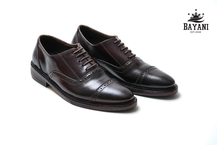 Aguinaldo Cap Toe Dark Walnut Brown