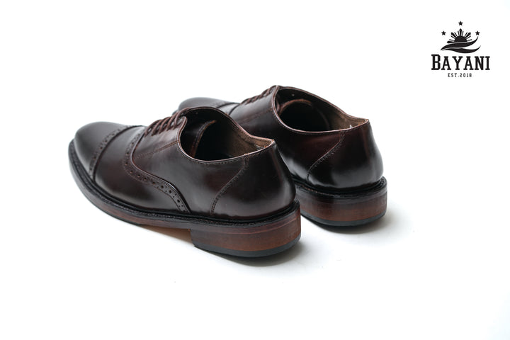 Aguinaldo Cap Toe Dark Walnut Brown
