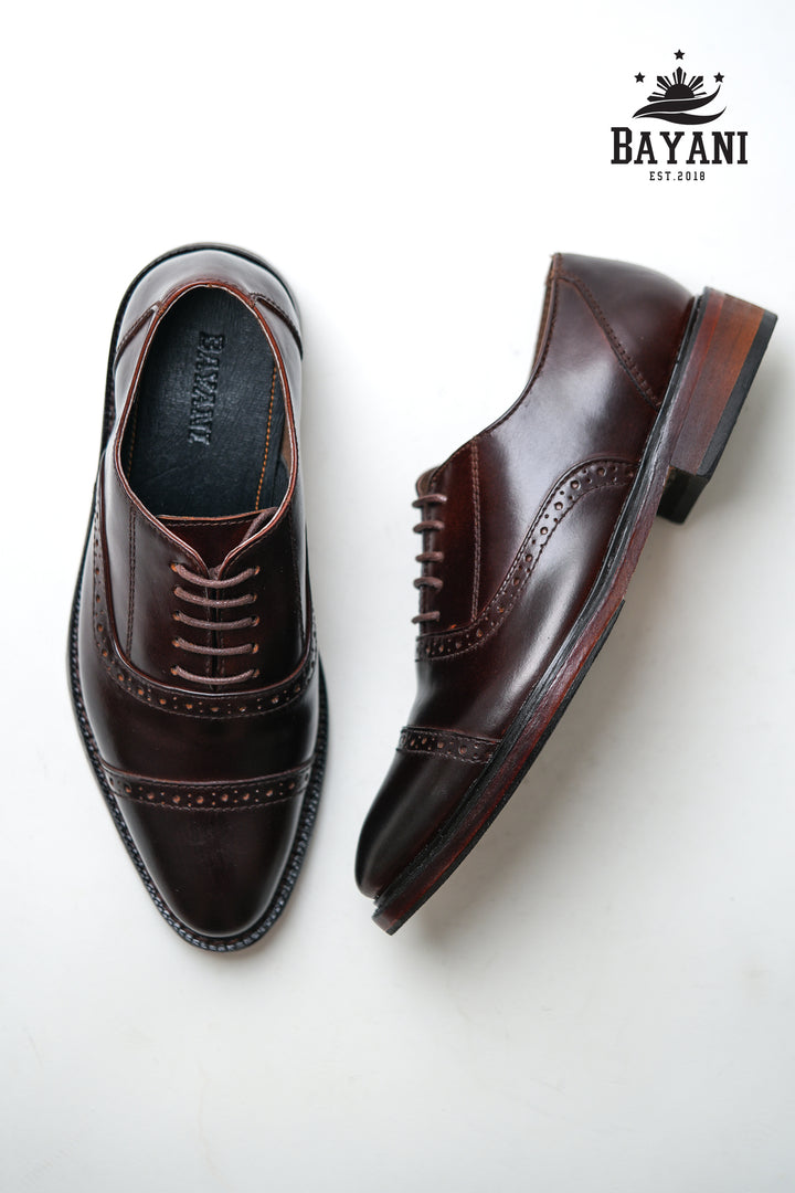 Aguinaldo Cap Toe Dark Walnut Brown