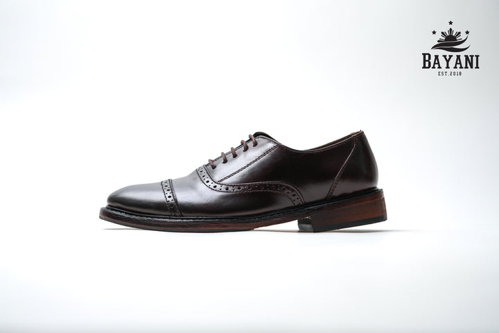 Aguinaldo Cap Toe Dark Walnut Brown