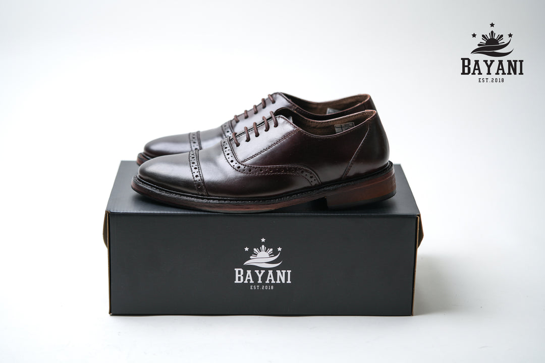 Aguinaldo Cap Toe Dark Walnut Brown