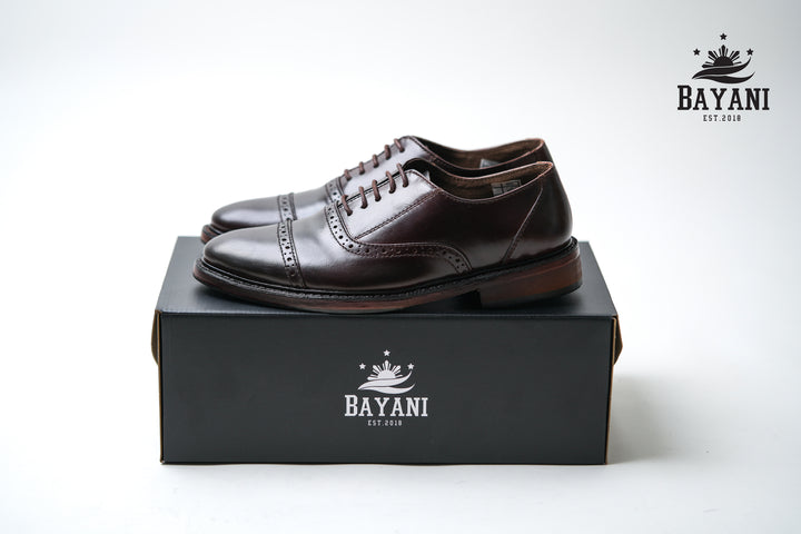 Aguinaldo Cap Toe Dark Walnut Brown