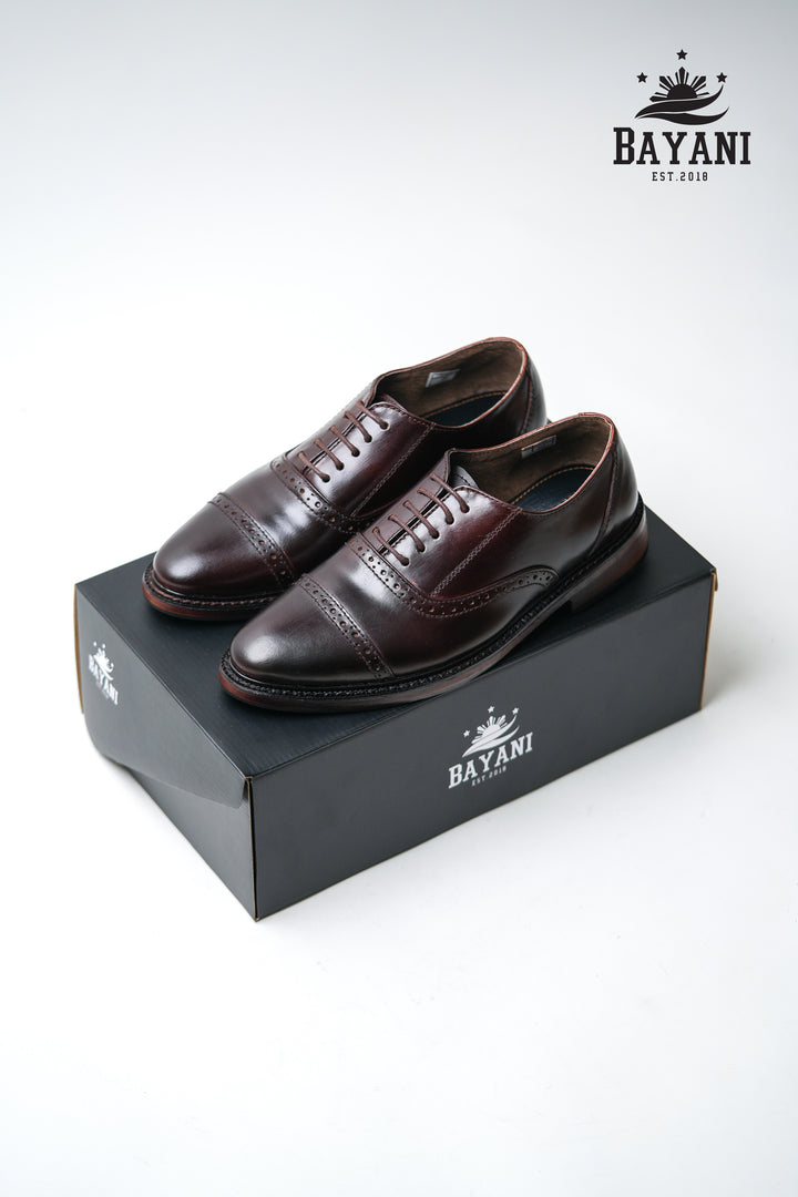 Aguinaldo Cap Toe Dark Walnut Brown