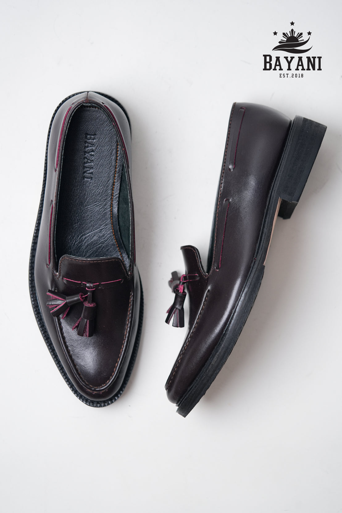 Jacinto Tassel Loafers Ox Blood – Bayani PH