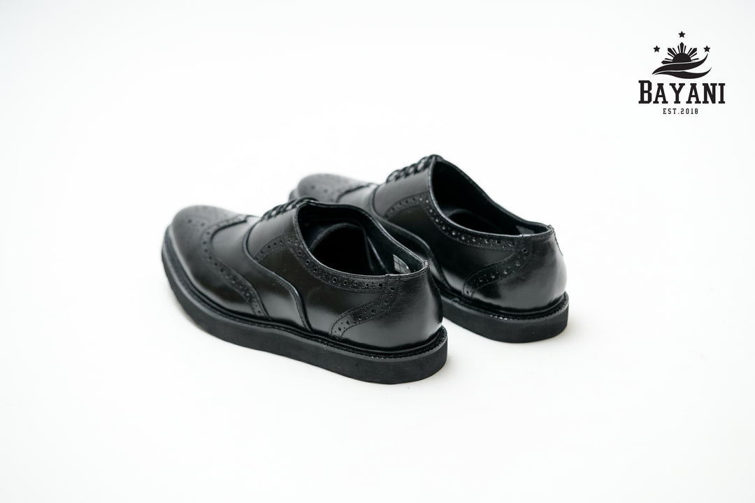 Sergio Wingtip Wedge Black