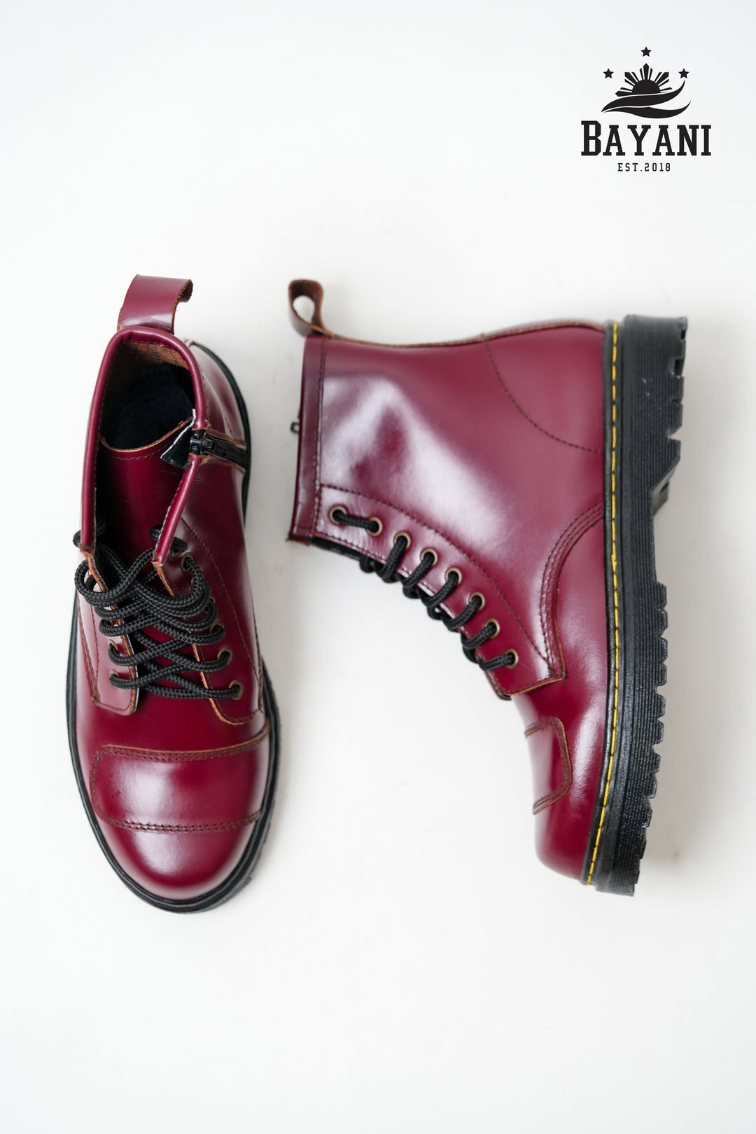Baltazar Riding Boots Burgundy
