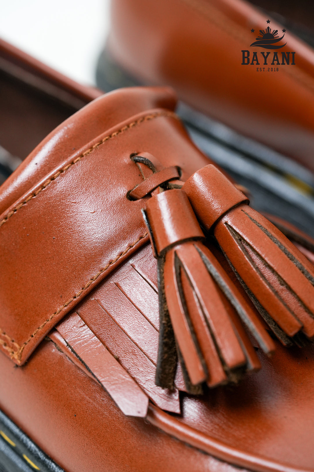 Baltazar Tassel Loafers Dark Tan