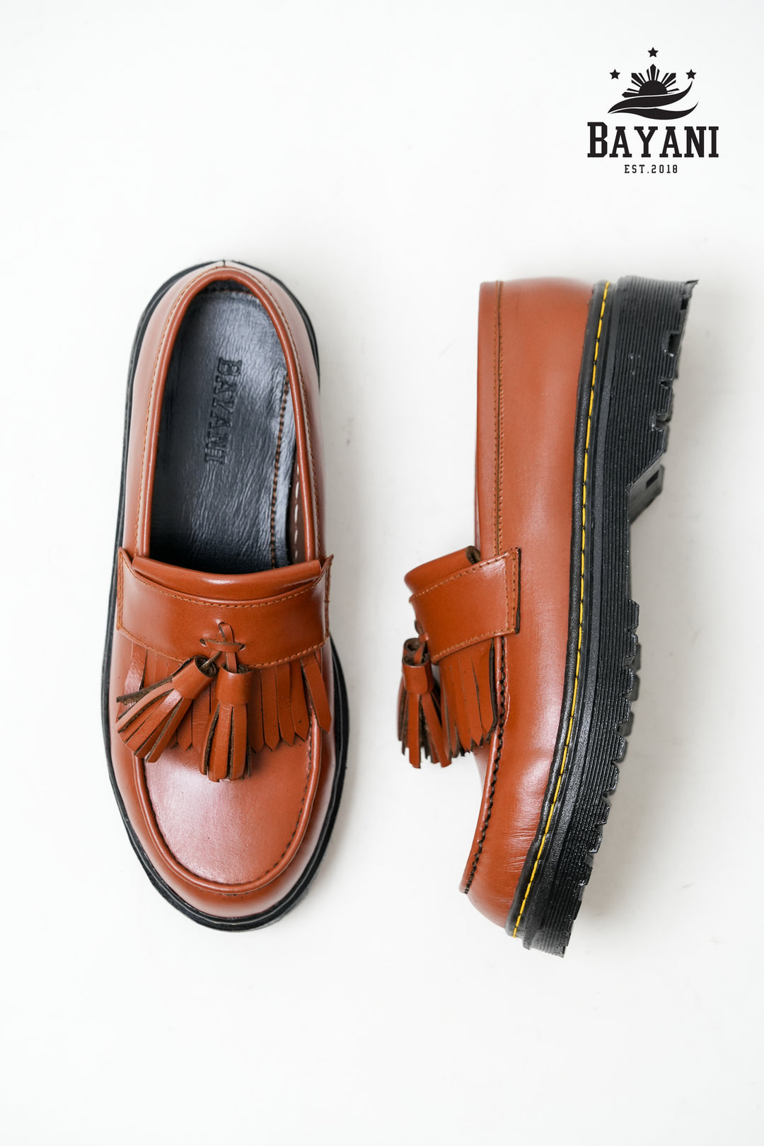Baltazar Tassel Loafers Dark Tan