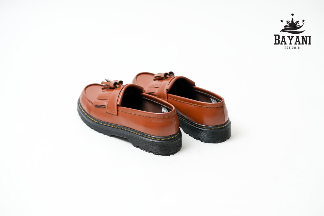 Baltazar Tassel Loafers Dark Tan