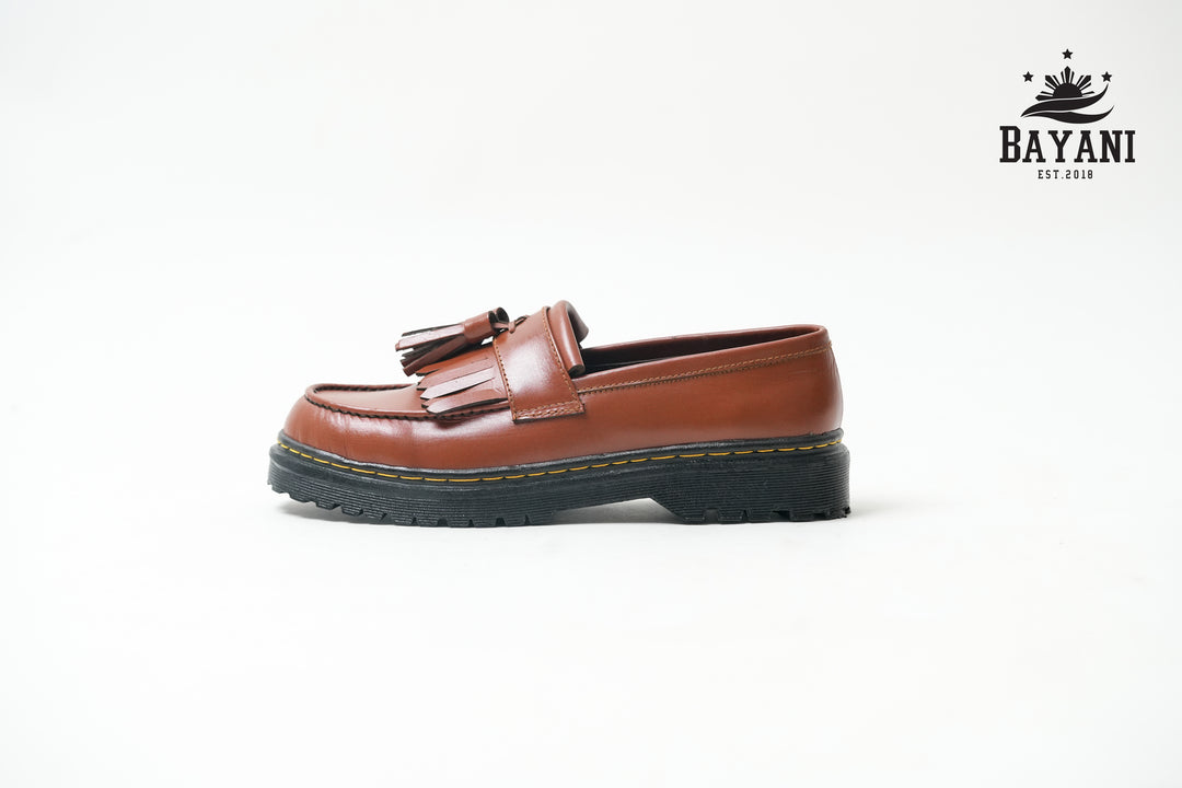 Baltazar Tassel Loafers Dark Tan