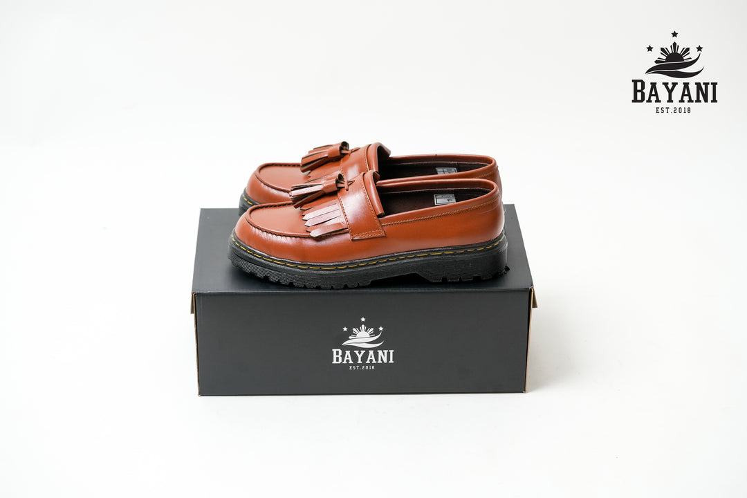 Baltazar Tassel Loafers Dark Tan