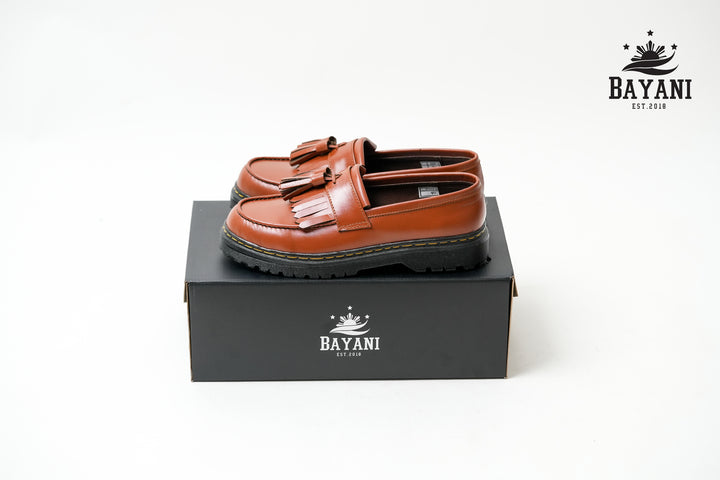 Baltazar Tassel Loafers Dark Tan
