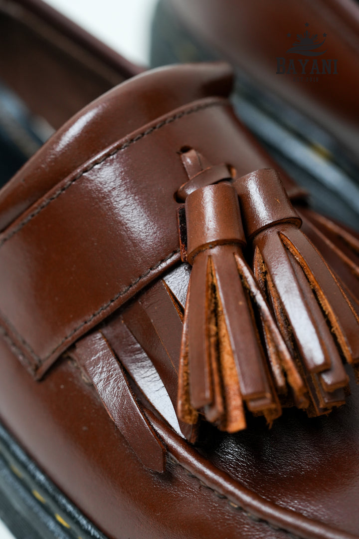 Baltazar Tassel Loafers Walnut Brown