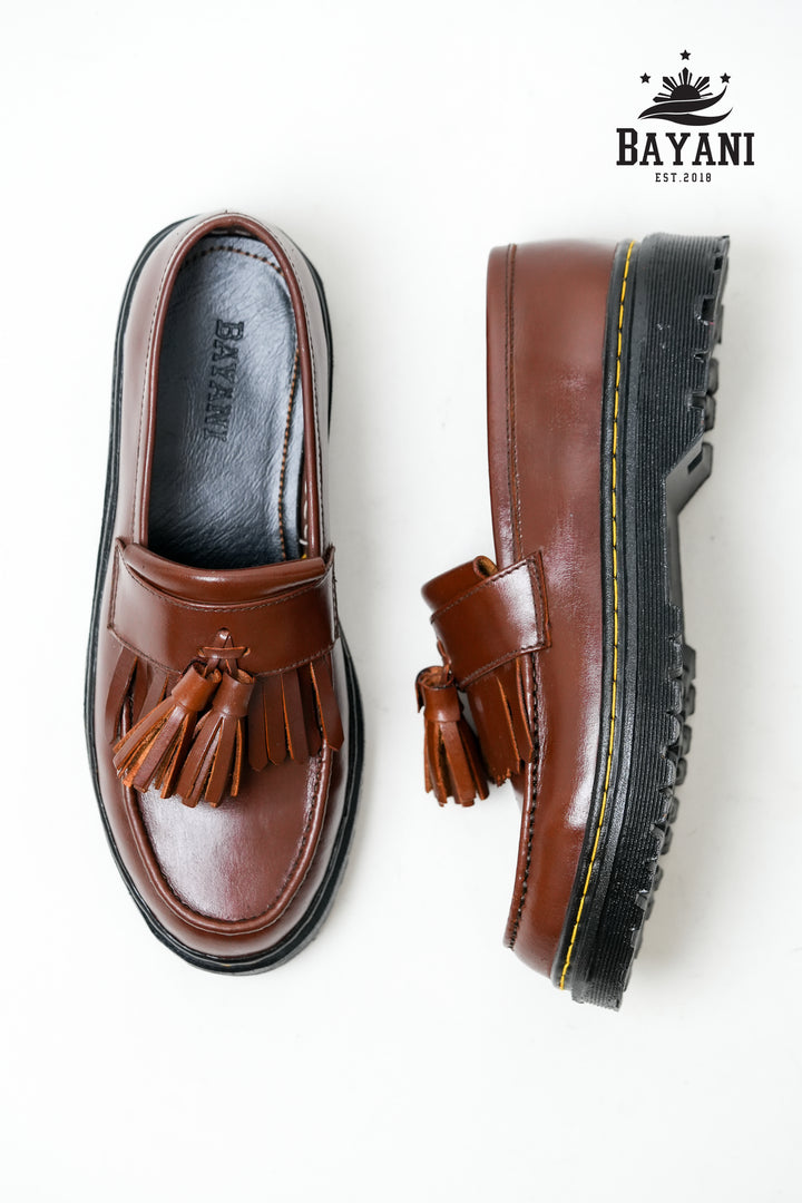 Baltazar Tassel Loafers Walnut Brown