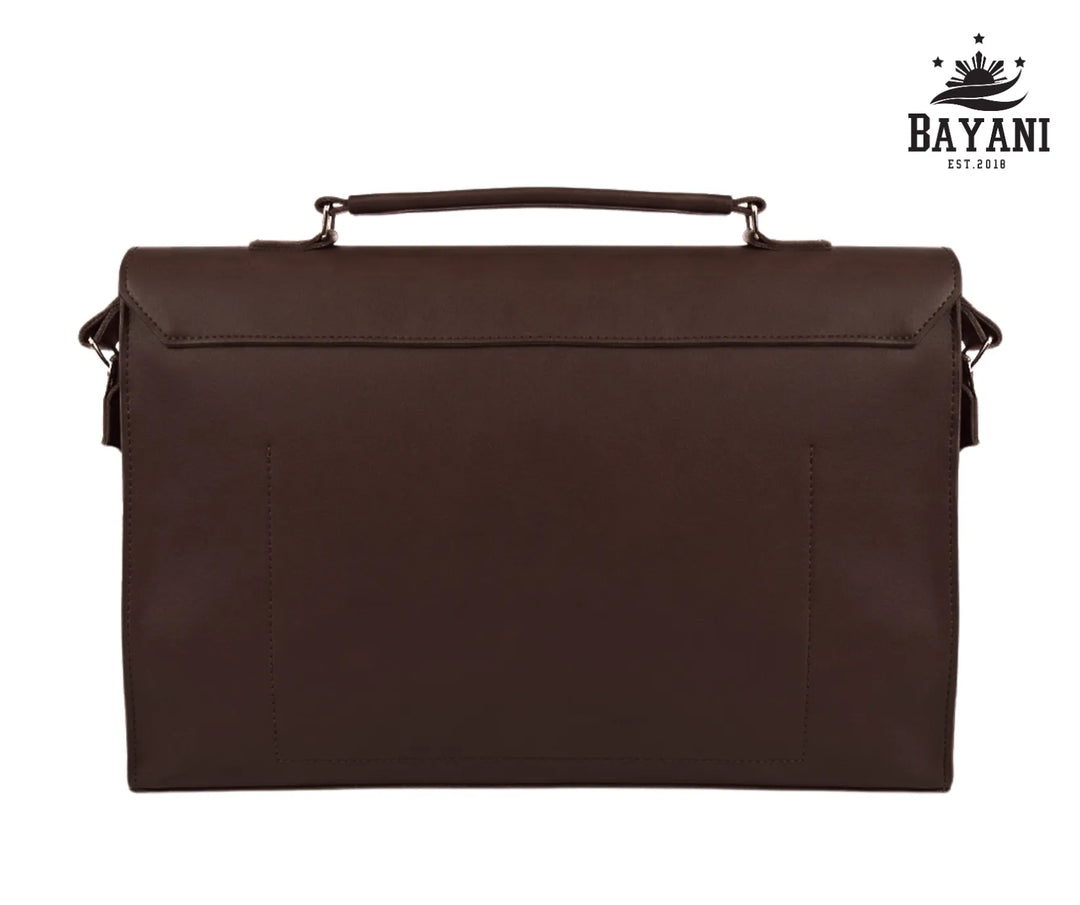 Brown laptop bag 
