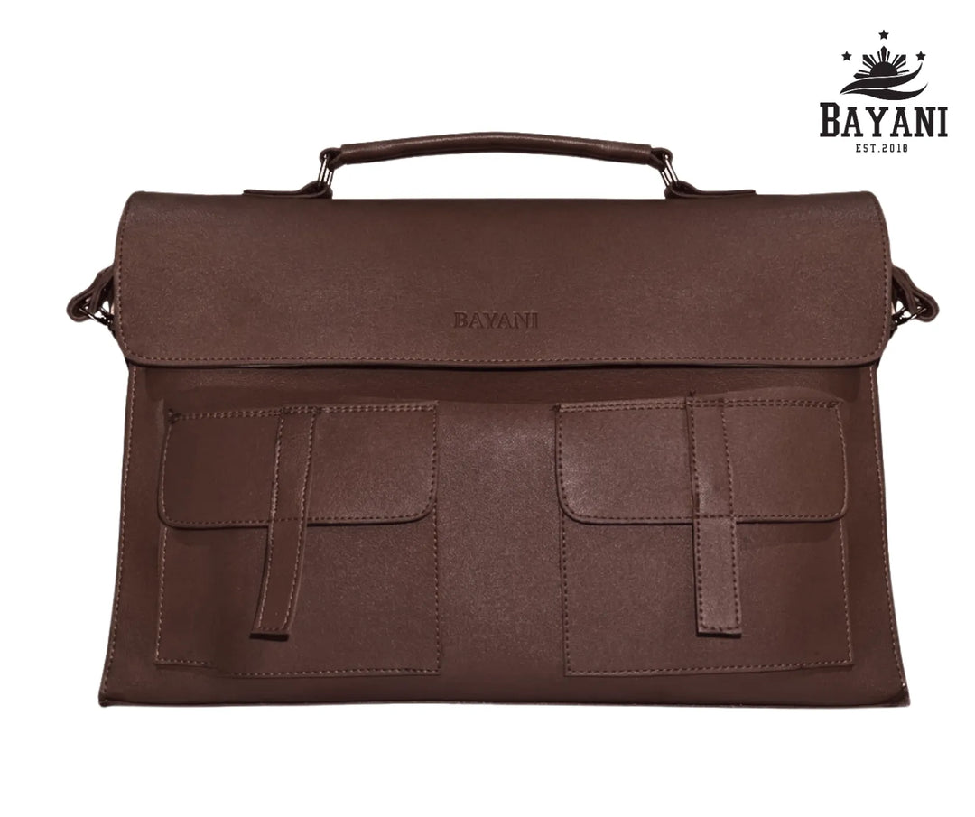 Brown laptop bag
