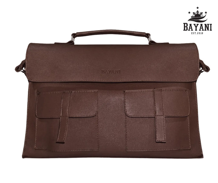 Brown laptop bag
